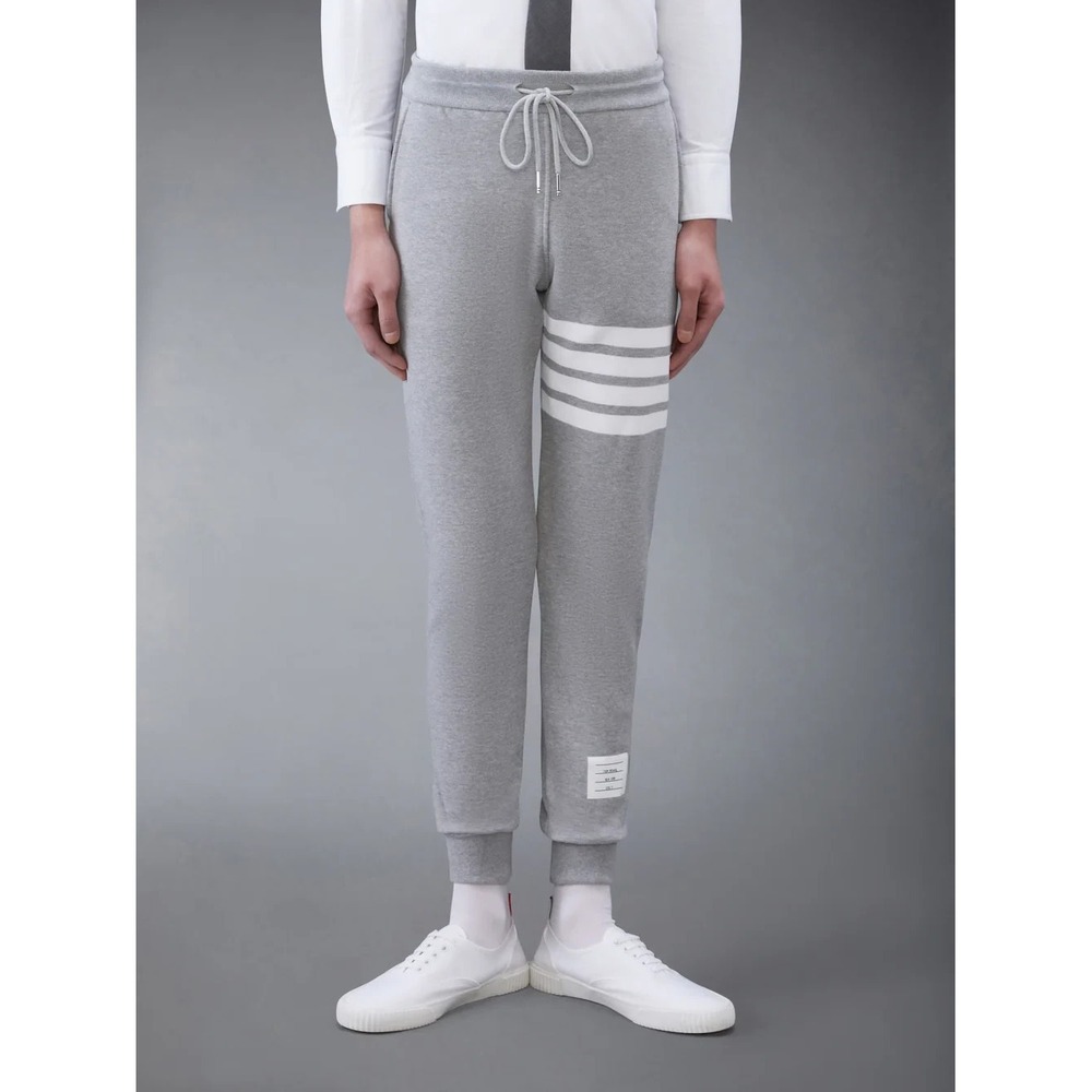 Thom Browne Gray Classic Engineered 4 Bar Loopback Sweatpants MJQ008H Japan Sz 3